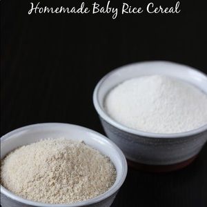 Handmade 100% organic baby cereal